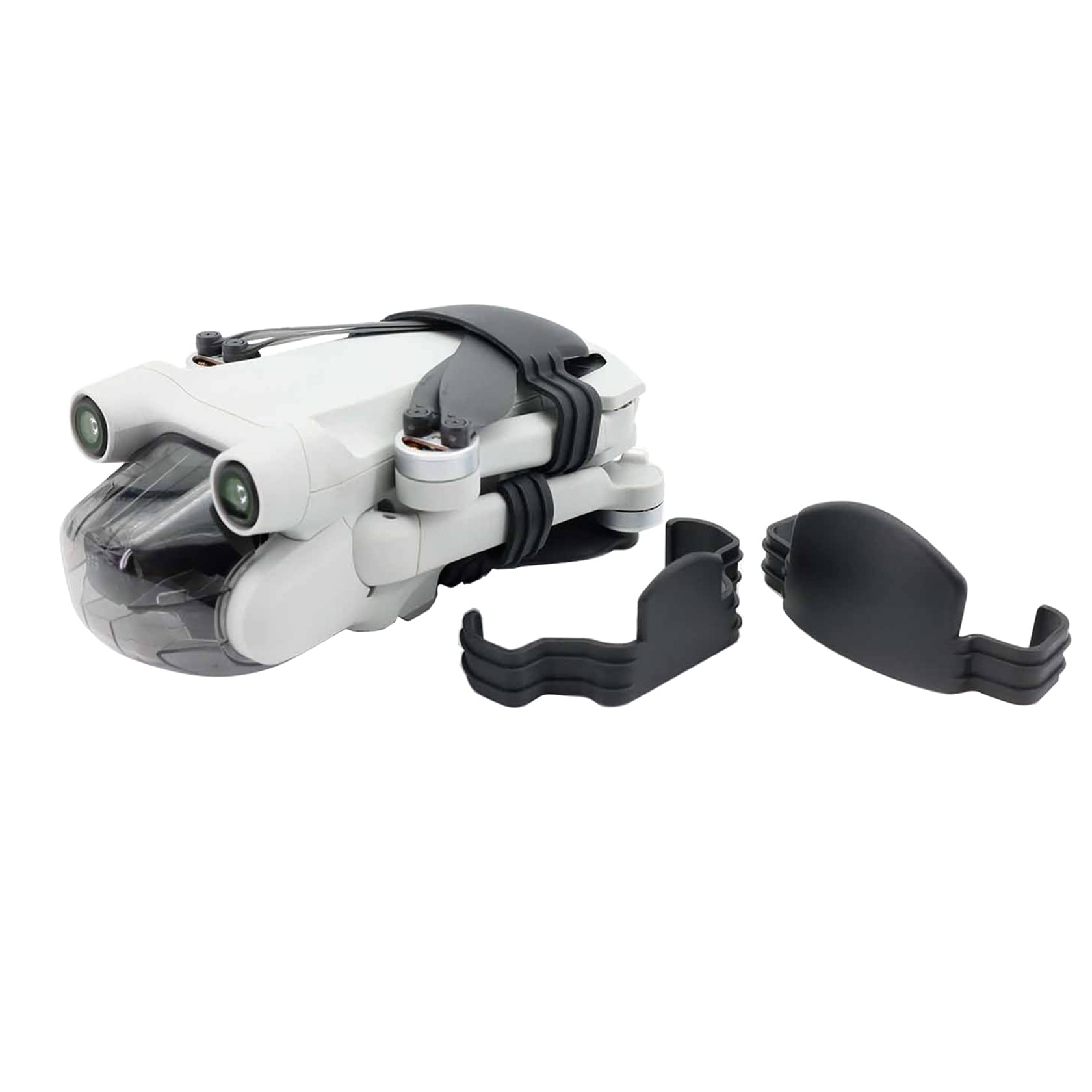 Hensych Propeller Holder Set for Mini 3 Pro Drone Propeller Stabilizers Blades Protector Propeller Protector Fixed Mount Clip Guard for Mini 3 Pro Accessories(Black)