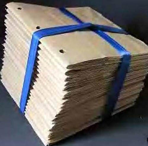 Kraft Brown 6x6 paper bag albums 20 Paper bag Scrapbooks 3 holes