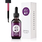 Elderberry Liquid Drops with Vitamin C – Immune Support Supplement for Kids & Adults – Vegan, Gluten Free, Non-GMO, No Sugar, No Artificial Preservatives – 2 Month Supply by Drop Supplements