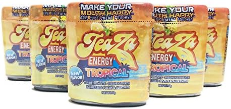 TeaZa Energy's - Tropical 5 Flip Tops - Mixture of Pineapple, Mango and Citrus