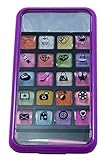 Glitter Girl LipGloss Phone With Mirror, Purple