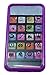 Glitter Girl LipGloss Phone With Mirror, Purple