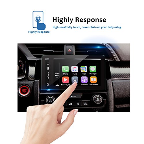 LFOTPP-Honda-Civic-COUPE-HATCHBACK-2016-2017-7-Inch-Glass-Navigation-Screen-ProtectorSilk-Screen-Printing-Glass-Protective-Shield-MXO-Compatible-with-the-EX-EX-L-EX-T-and-Touring