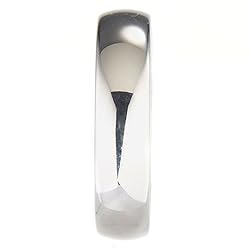 MJ Metals Jewelry Classic Mirror Polished White