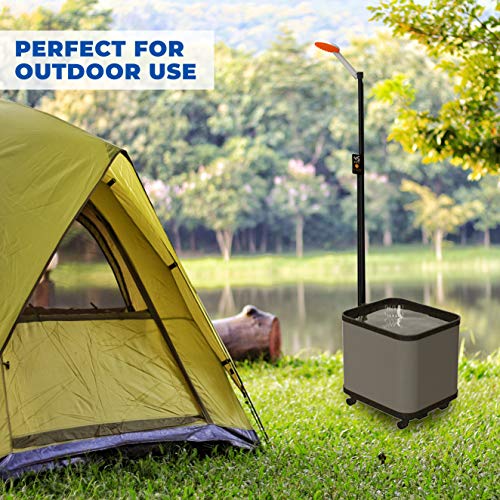 Petra Heated Outdoor Shower Portable 15.8 Gallons Electric Instant Outside Shower with Digital