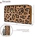 Travel Document Organizer - RFID Passport Wallet Case Family Holder Id Wristlet (Leopard)