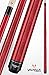 Viking Valhalla 2 Piece Pool Cue Stick VA104 (19oz, Red)
