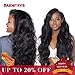 LIKE HER 360 Body Wave Lace Frontal Wig Pre Plucked with Baby Hair Brazilian Lace Front Human Hair Wigs for Women Unprocessed Virgin Human Hair Wigs 150% Density Natural Hair Line 26 inch…