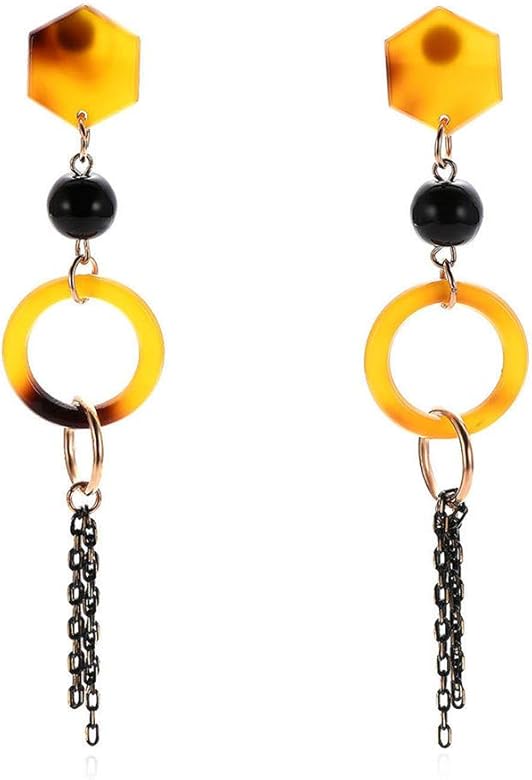 Amazon Posmant 新番 レディース イヤリング 優美スタイル な アクセサリー 揺れる 装着簡単 クラシック 流行 ファッション シンプル エレガント 祝日 お祝い プレゼント 星 月 太陽 ボヘミア マルチカラー Lady Earing E イヤリング 通販