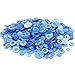 Rustark 650Pcs Resin Buttons Favorite Findings Basic Buttons 2 and 4 Holes Craft Buttons for Arts, DIY Crafts, Decoration, Sewing - Sizes Range from 0.28 to 1.18 Inch (Blue)
