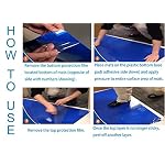 Cleanroom-Sticky-Mats-with-Base-Pad-Include-5-Tacky-Mats-of-30-Sheets-150-Sheets-Total-1-Non-Slip-Hard-Plastic-Frame-Size-24x36-Inches-Thicken-to-50-Microns-Per-Sheet-Repositionable-Blue