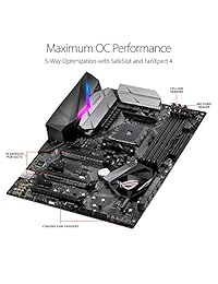 ASUS ROG Strix X370-F GAMING AMD Ryzen AM4 DDR4 HDMI DisplayPort M.2 ATX X370 Motherboard with USB 3.1