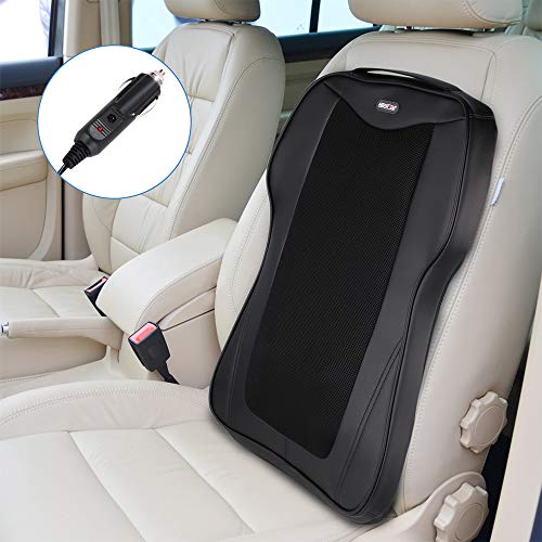 CINCOM Full Back Massager Shiatsu Massage Chair Cushion with Heat for Back Leg Foot Muscle Relaxation and Pain Relief - Home Office and Car Use