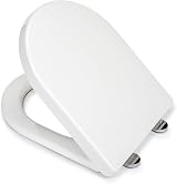 Croydex Varano D Shape Soft Close Toilet Seat with Quick Release view 4