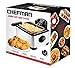 Chefman 4 Liter Deep Fryer w/Basket Strainer Perfect for Chicken Shrimp, French Fries & More, Cool Touch Handles, Removable Oil Container & Rotary Knob for Adjusting the Temperature, Stainless Steel