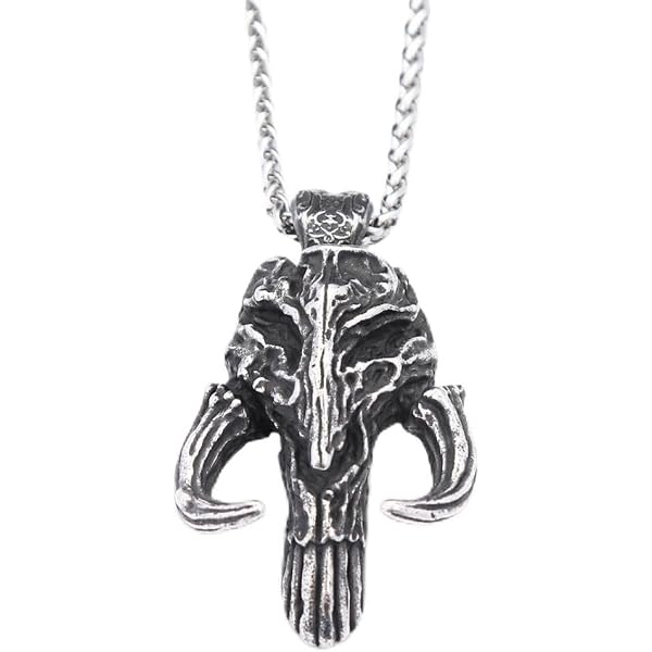 Pendentif The Mandalorian Cosplay - Collier Acier Inox - Neuf Avec étiquette