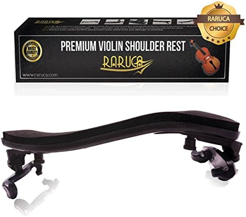 Violin Shoulder Rest for 4/4 3/4 With Collapsible and Fully Adjustable for Both Height and Angle Black Feet Fit For Adult Beginner Professionals