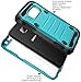 E LV Case for Galaxy S7 Case Armor Protection Defender Case Cover for Samsung Galaxy S7 - [Turquoise/Black]