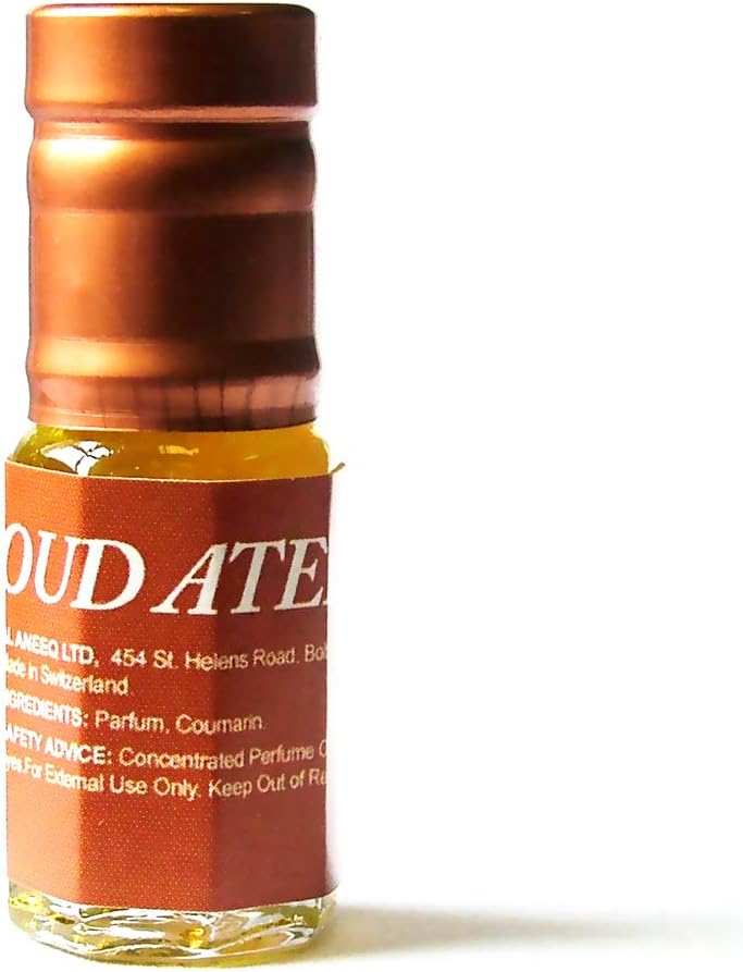 Al Aneeq Oud Ateeq Wood Fragrance Oil for Men 3ml Roll On Perfume