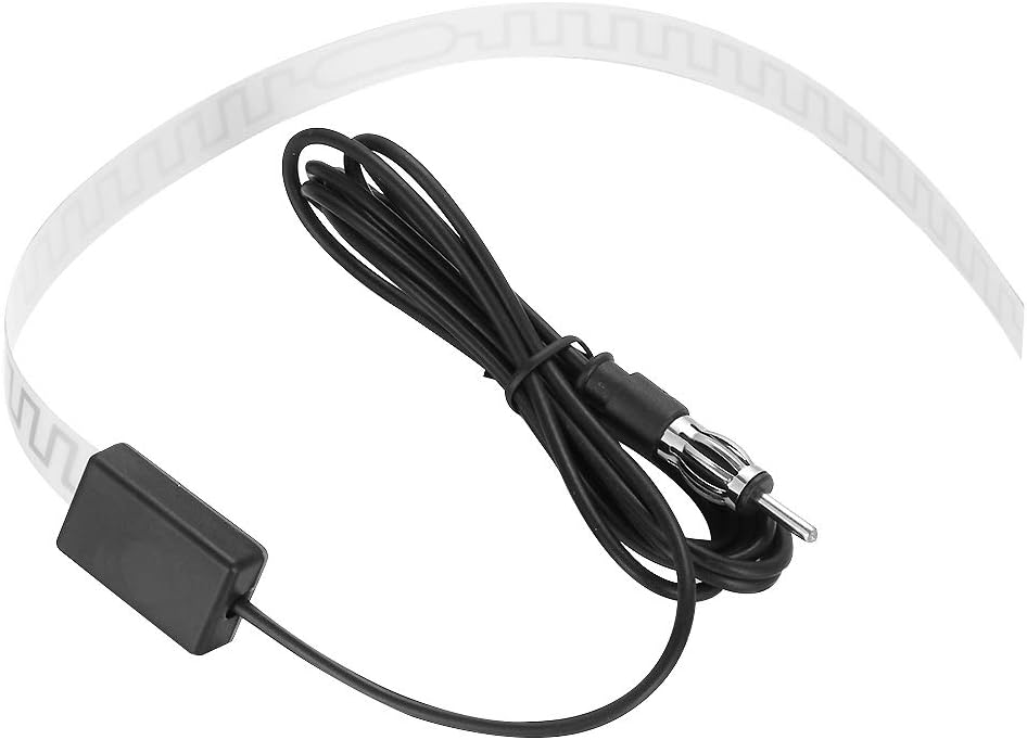 Bingfu Universal Car Stereo AM FM Radio Antenna,Car Windshield Window Glass Adhesive Mount Hidden Antenna Aerial for Vehicle Truck SUV Car Stereo Audio FM AM Radio Head Unit CD Media Receiver Player - Image 5