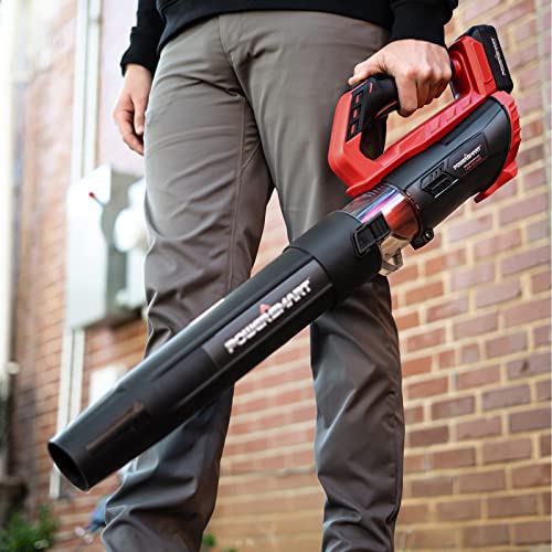 PowerSmart Leaf Blower Cordless 350CFM 85MPH Variable Speed 16000RPM