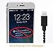 Kinps Apple MFi Certified Lightning to USB Cable 6ft/2m iPhone Charger Cord Long for iPhone 7 / 7 Plus / 6S / 6S Plus / 6 / 6 Plus / SE / 5S / 5, iPad Pro / Air / Mini (Nylon-Black, 1 Pack)