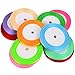 Shappy 300 Yards Double Sided Fabric Ribbon Silk Satin Roll, 12 Colors (10 mm Wide)