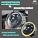 Everbright 2-Pack【 90MM 3.54″,12V White Car Angel Eye 】 COB Light Halo Circle Ring Head Light Lamp for BMW Benz Headlight