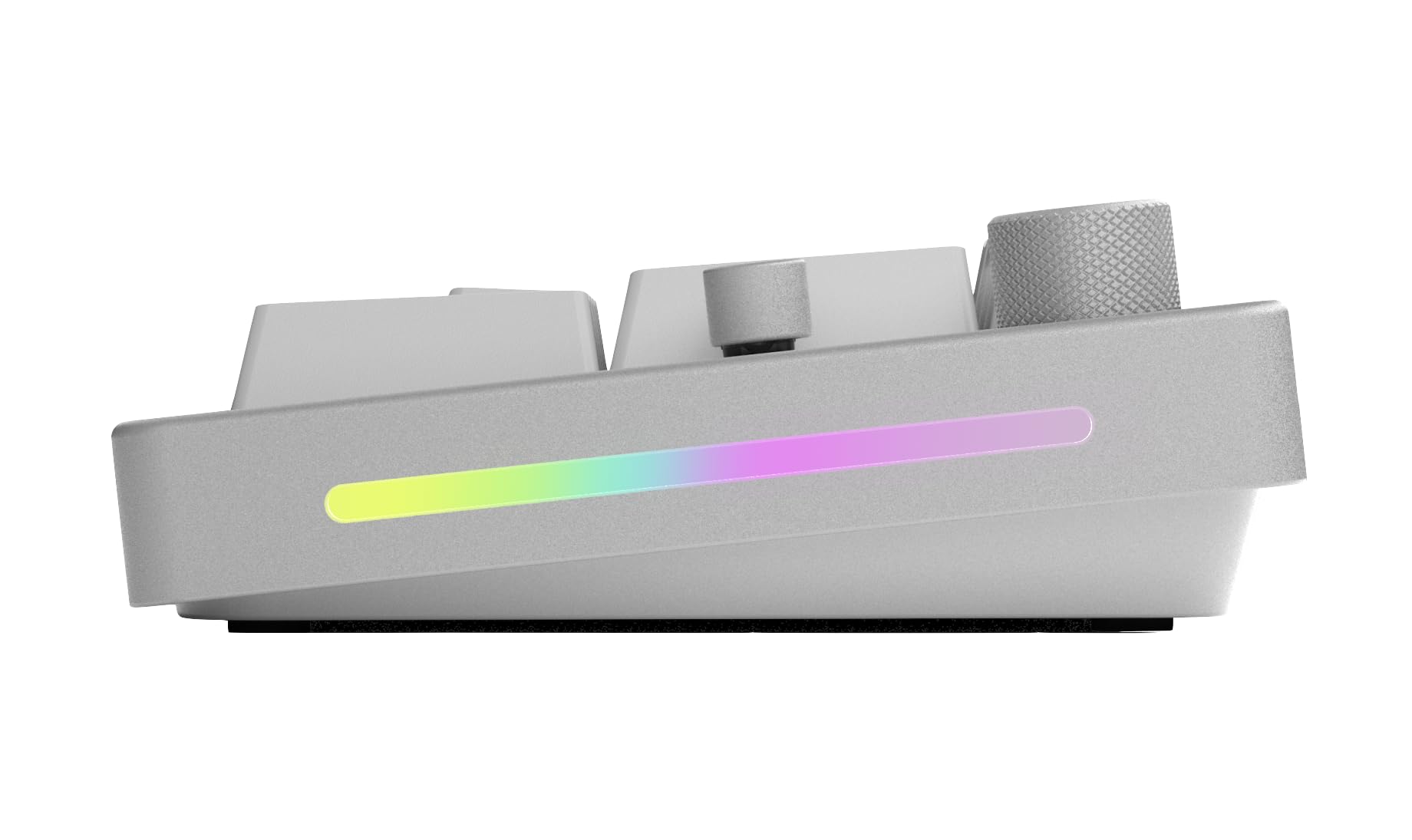 Glorious GMMK Mechanical Numpad- 10 Key USB Programmable Keypad - Hot Swappable, Volume Control, RGB Backlit, Wired & Wireless Bluetooth - Laptop & Keyboard Accessories- White