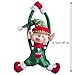 WEWILL Adorable Christmas Elves Set of 2 Boy and Girl Christmas Door Hanging Ornaments Home Decor Plush Characters 16-Inch