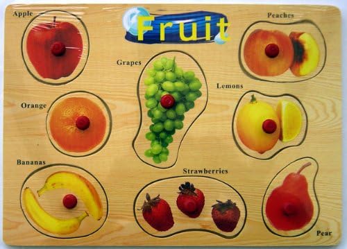 Panopoly UK Wooden Fruit Peg Puzzle