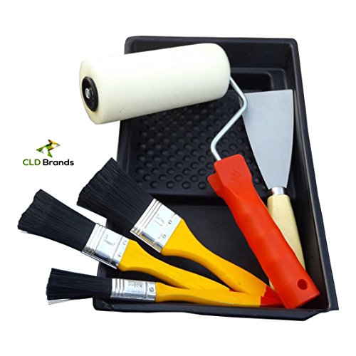 Cld 6-piece paint tray set with painter s tape