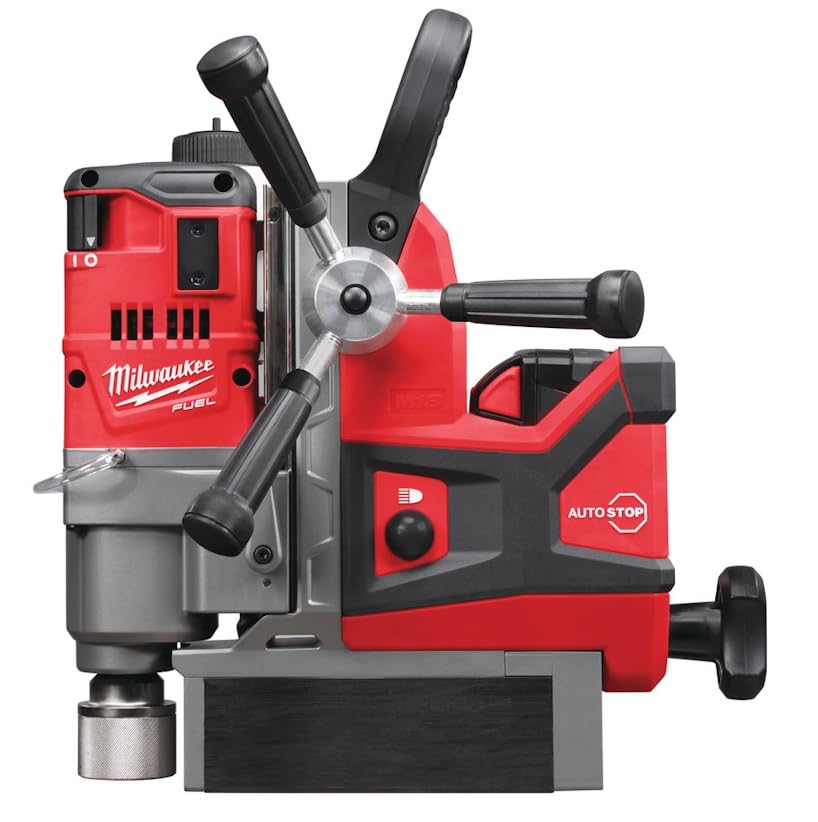 Milwaukee M18FMDP-502C 18V Magnetic Drill Press Kit (2 x 5.0Ah RedLithium-Ion Batteries, Charger & Case)
