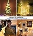 HOMELYLIFE 15 Pack Fairy Lights 7ft 20 LED Battery Operated String Lights Firefly Lights Waterproof Silver String Wire Lights for DIY, Wedding, Party, Christmas Decoration (Warm White)
