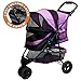 Pet Gear No-Zip Special Edition 3 Wheel Pet Stroller for Cats/Dogs, Zipperless Entry, Easy One-Hand Fold, Removable Liner