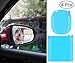RBHK 4 Pcs Car Rearview Mirror Film, Anti Fog Film Rainproof Rear View Mirror Film Protector for Car Mirrors Side Windows (2 Oval Mirror Film + 2 Rec Side Window Film)