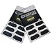 Cannon Sports Under Eye Black Stickers for Football, Baseball, & Lacrosse - Youth & Adults (Black)