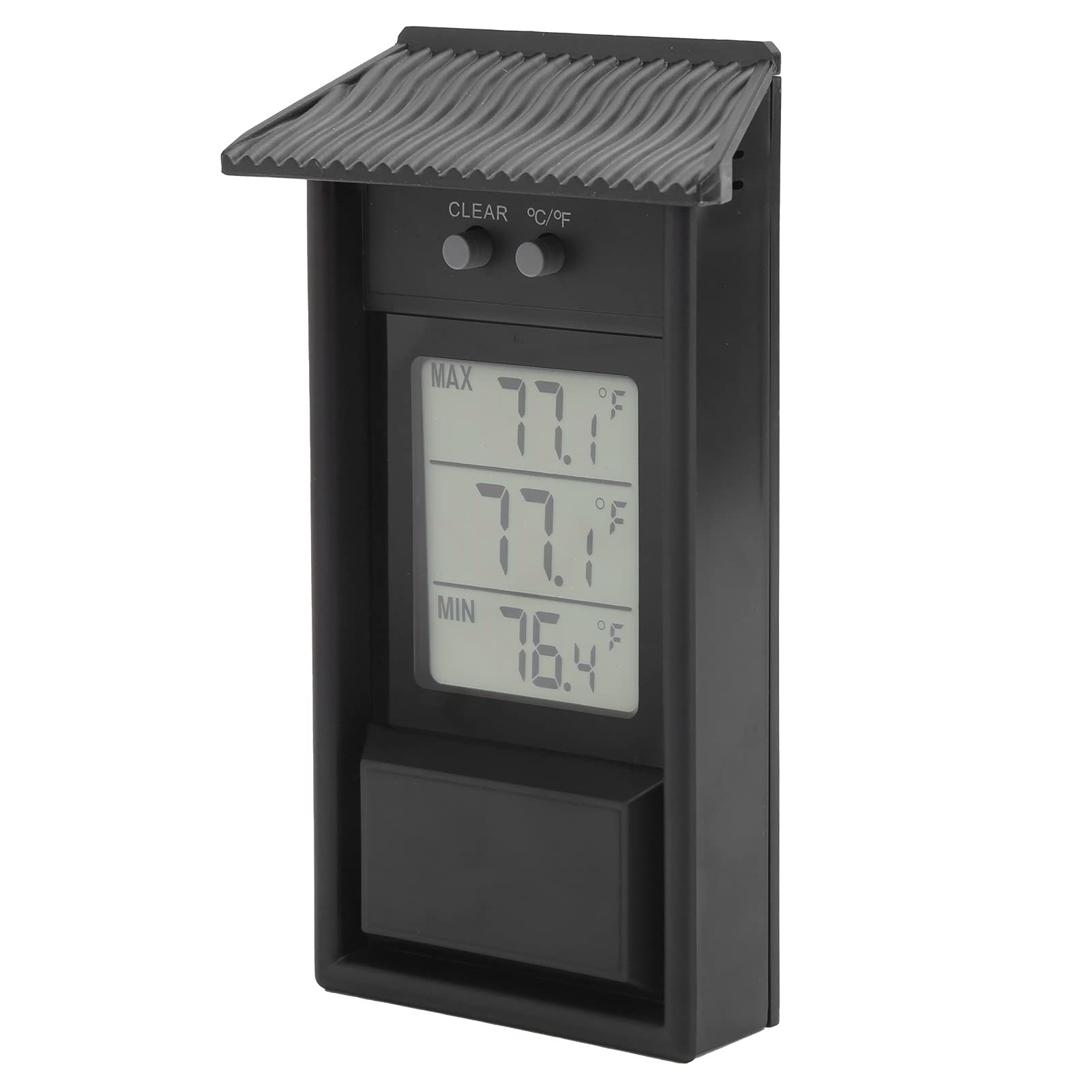 Outdoor Thermometer, Temperature Meter Portable Waterproof Digital for Garden Greenhouse