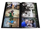 Photo Album / Portfolio for 4 x 6 Inch Photos with Protective Poly Case Space Saver (Holds 300 Photos)