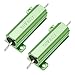 uxcell 50W 8 Ohm 5% Aluminum Housing Resistor Screw Tap Chassis Mounted Aluminum Case Wirewound Resistor Load Resistors Green 2 Pcs