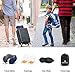 Blusmart Travel Pillow, Soft & Comfortable Memory Foam Neck Pillow for Head & Neck Support, Breathable & Washable Cover, Airplane Travel Kit with Eye Mask, Earplugs & Storage Bag
