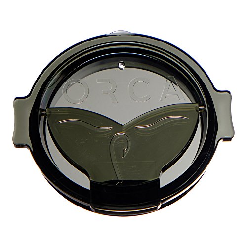 ORCA Whale Tail Flip Flop Chaser Cup Lid, Black