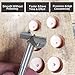 Hakkin Forstner/Wood Drill Bits,5 Pcs Tungsten Steel Hole Saw Auger Opener Drilling Wood with Round Shank with Separate Package for Each Drill,1-2/5