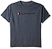 Champion Men's Classic Jersey Script T-Shirt, Charcoal Heather2, L