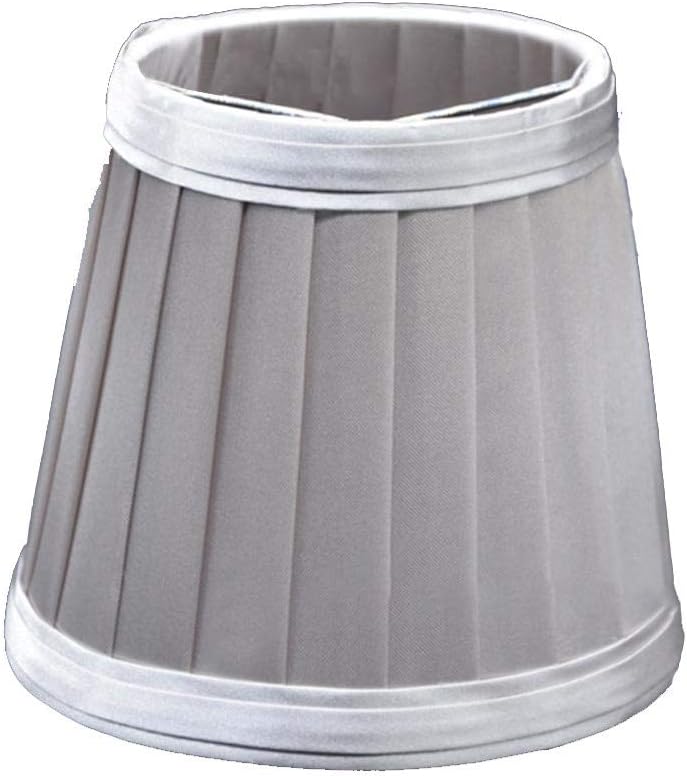 Gaddrt 110mm Vintage Fabric Pleated Lampshade Modern European Table Desk Bed Lamp Cover Holder Lamp Shade for E27 Lamp Holders (A)