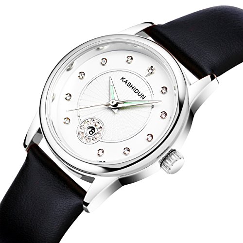 KASHIDUN Women s Watches Fashion Dress Diamonds Watch Case With Watch Batteries Strap Box Watches