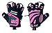 Women Gym Gloves Protect Your Hands & Improve Your Grip - Pink & Black Weightlifting Gloves - Easy to Pull On & Off - Adjustable Fit (Pink, Medium)