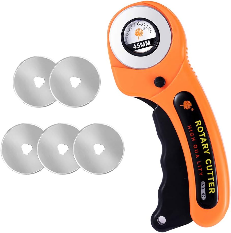45mm Ergonomic Rotary Cutter Tool Rotary Blade Sewing