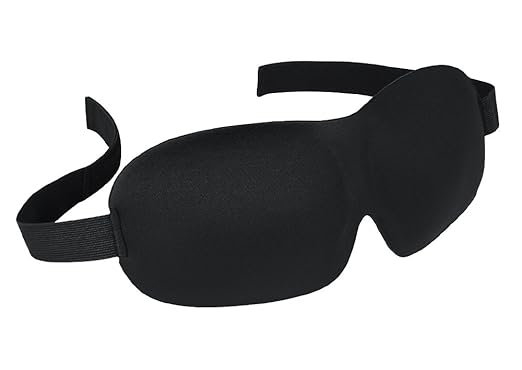 Plemo EM-452 - Antifaces para dormir, adecuados para acostarse y viajar, diseño sin nariz