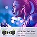 1018 Waterproof 5.0 True Wireless Earbuds,Super Bass Sound Built-in TWS Technology Interchangeable Small and Over-Ear Earhooks in Earphone (Light Green)
